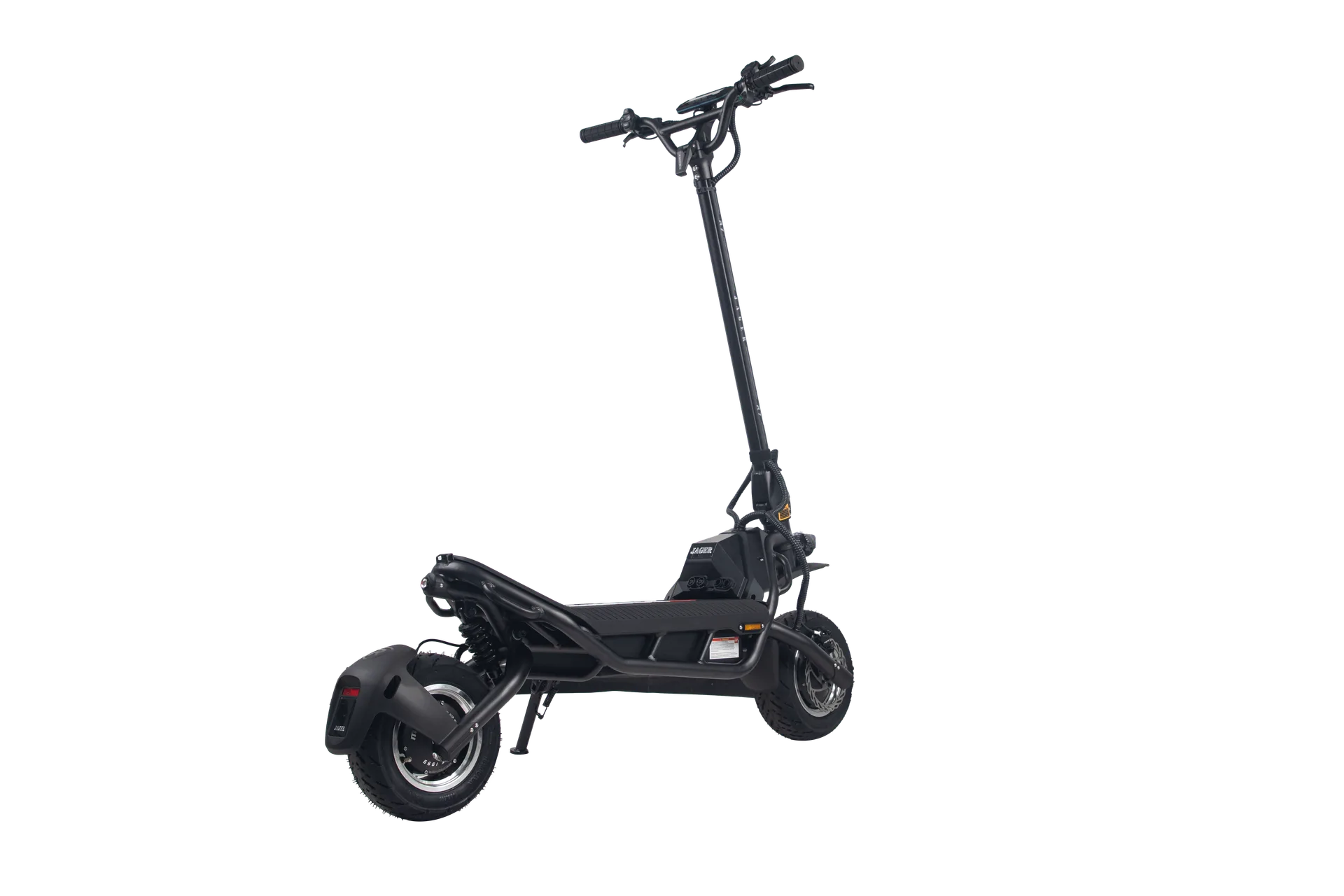 Miniatura: Patineta eléctrica Jager R7 Black, vista lateral trasera
